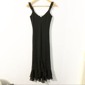 Charlotte Russe black ruffle dresss size small